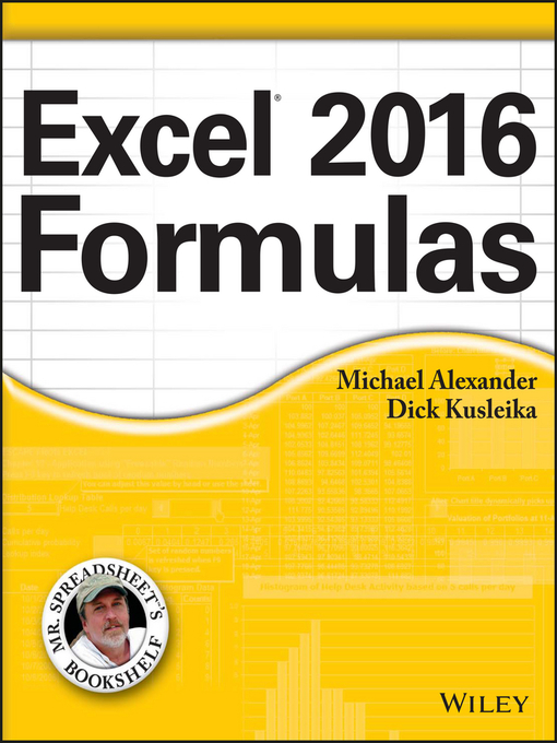 Title details for Excel 2016 Formulas by Michael Alexander - Available